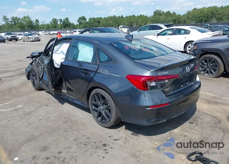 2024 Honda Civic Sport из США, поврежденный, VIN 2HGFE2F54RH527768